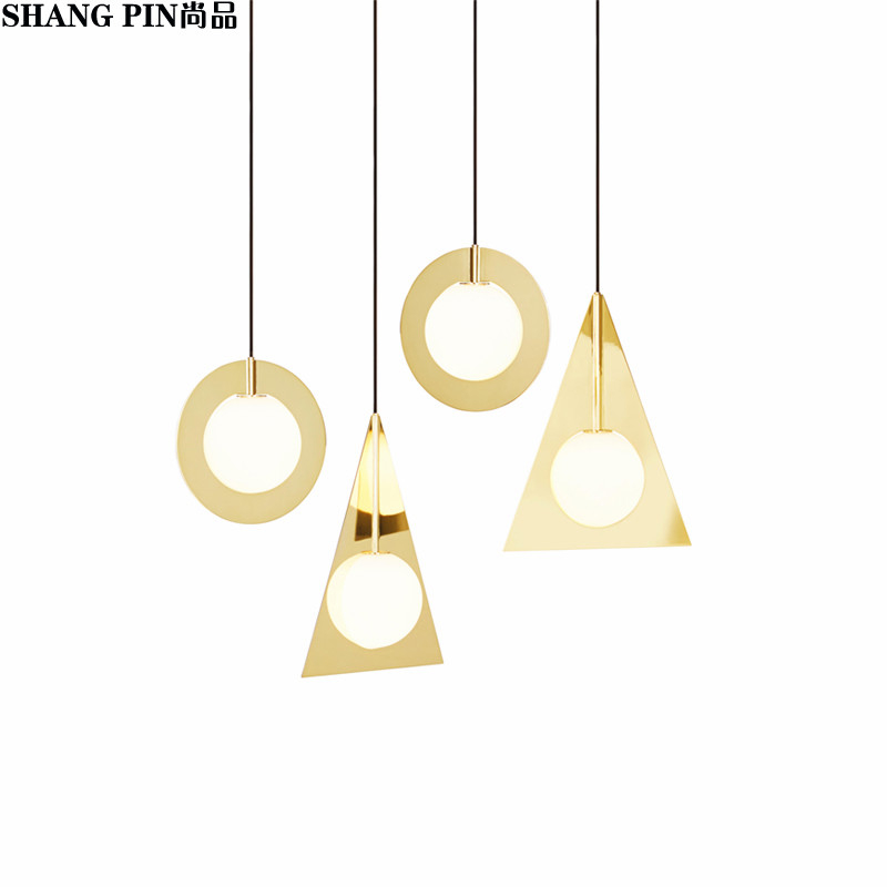 Modern postmodern creative designer minimalist metal living room Bedroom Dining Room Chandeliers room Glass Ball Chandeliers