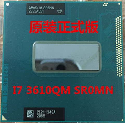 Third generation I7 3610QM CPU SR0MN original official version supports HM76 HM77 chipset