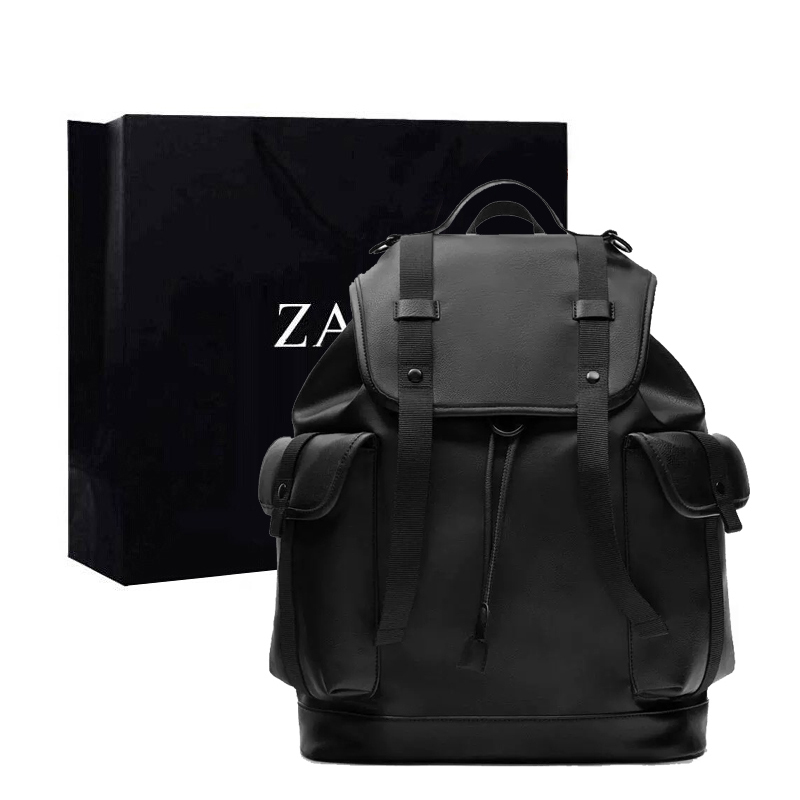Hong Kong Genuine New Men's Backpack Adventure Backpack Large Capacity Business Commuting Travel Bag Student Computer Bag