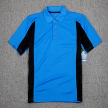 Summer mens new golf color lapel short-sleeved T-shirt casual half-sleeve sports POLO shirt fat plus size
