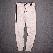 Spring and autumn new foreign trade mens casual velvet warm slim closure small feet sports pants pocket zipper plus size