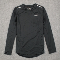 2021 Autumn Ultra Slim easy for men running long sleeves sports T-shirt speed dry overalls for undershirt plus fattening overweight