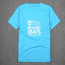 Japanese summer breathable perspiration quick-drying plaid new foreign trade mens marathon running sports T-shirt training short sleeve