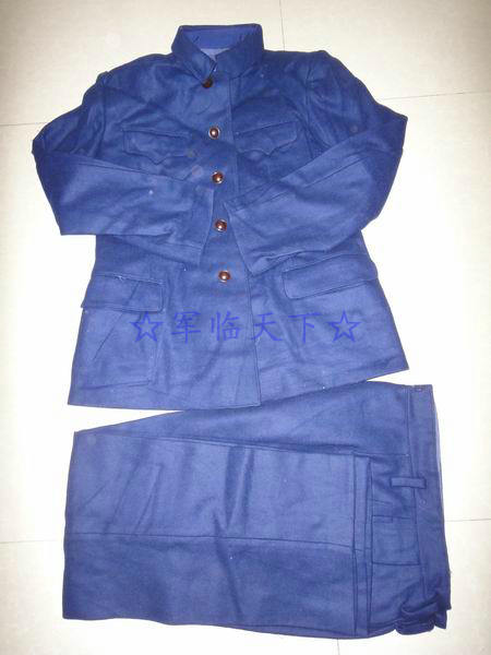 Junlin collection 74 85 sea dry woolen clothing winter clothing pure woolen uniform double thickened cold work clothes