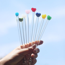 Rain florite enamel glass stirring bar Stirrers Blend wine bar Juice Bar Lengthened Spoon Spoiler