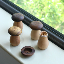 Rain Flower Stone Grocery Wood Day Style Toothpicks Cylinder Toothpick Box Creative Toothpick Bucket