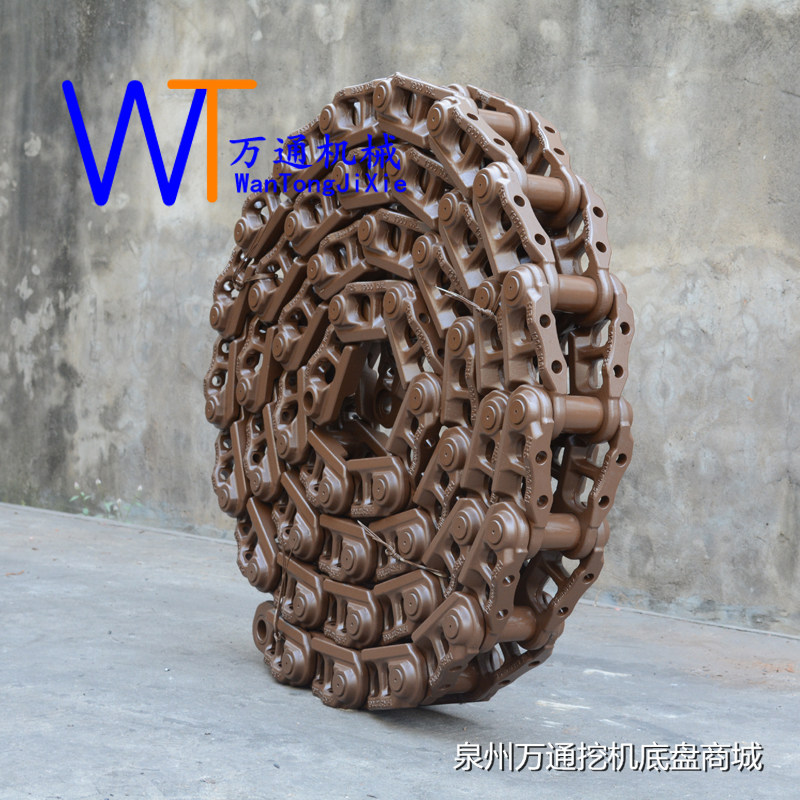 Doosan 60 Sany 55 Hyundai Yuchai 60 assembly rubber to iron track Kobelco 200 strange hand chain plate