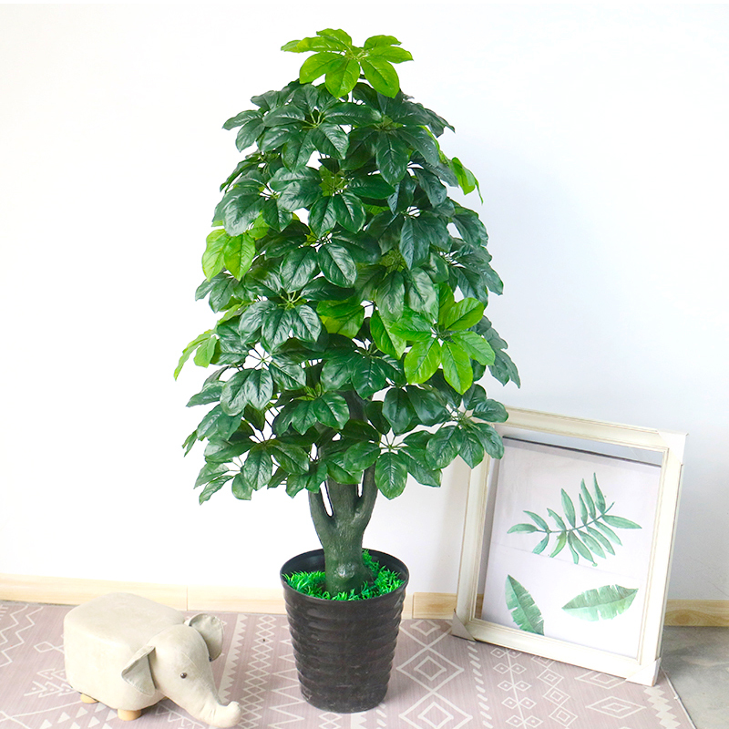 Artificial Tree, Happiness Tree, Simulated Flower Plant, Plastic Flower, Green Plant, Large Floor-Standing Potted Plant, Living Room Decoration, Bonsai Ornament