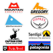 Outdoor camping stickers surfing skiing diving luggage case luggage notebook stickers 3M waterproof stickers