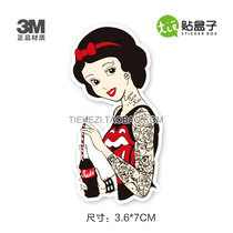 Tattoo Alice Cartoon Notebook Computer Sticker Pull Bar Case Suitcase Suitcase Guitar Stickers