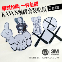 Tide brand set surfboard notebook sticker personality sticker suitcase luggage tide brand 3M waterproof sticker