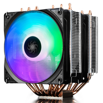 Kyushu Wind God Great Frost Tower AK620 Radiator Full Copper 6 Heat Pipe Silent Blackened Desktop Computer RGB Fan
