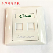 Thickened Network panel thickened double-Port Panel Network Module Panel