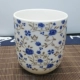 Chén gốm gốm sứ Nhật Bản cốc retro Nhật Bản nhà trà sứ màu xanh và trắng đặt ly rượu lớn ly đơn - Trà sứ