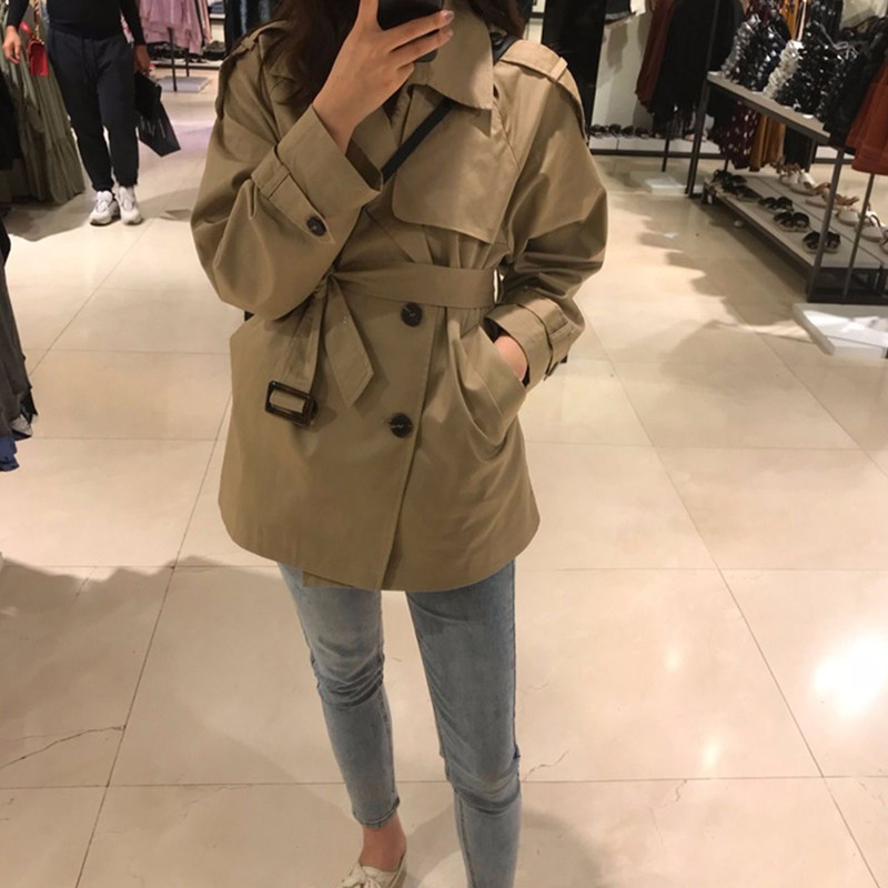 sandro asw small sub short version windsuit woman 2022 spring new Korean version temperament cashew slim loose jacket