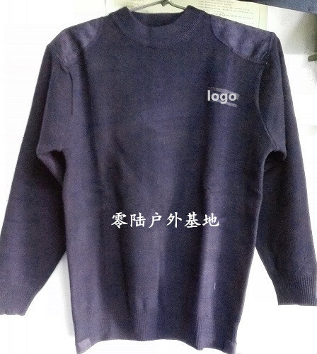 Outdoor sweater men and women V neck crew neck navy blue cardigan security spring and autumn winter sweater