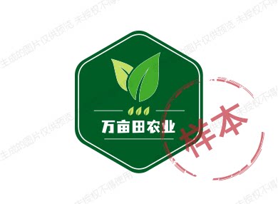 万亩田农业的LOGO