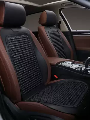 Health car seat cushion saddle seat cushion four seasons universal buckwheat shell breathable small waist non-tie non-slip ultra-fiber skin