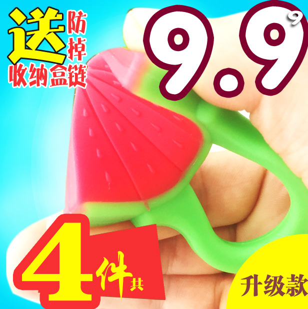 Baby grinders baby tooth gel silicone grinders child bites the gum toy bites the tooth stick April can bite more than April