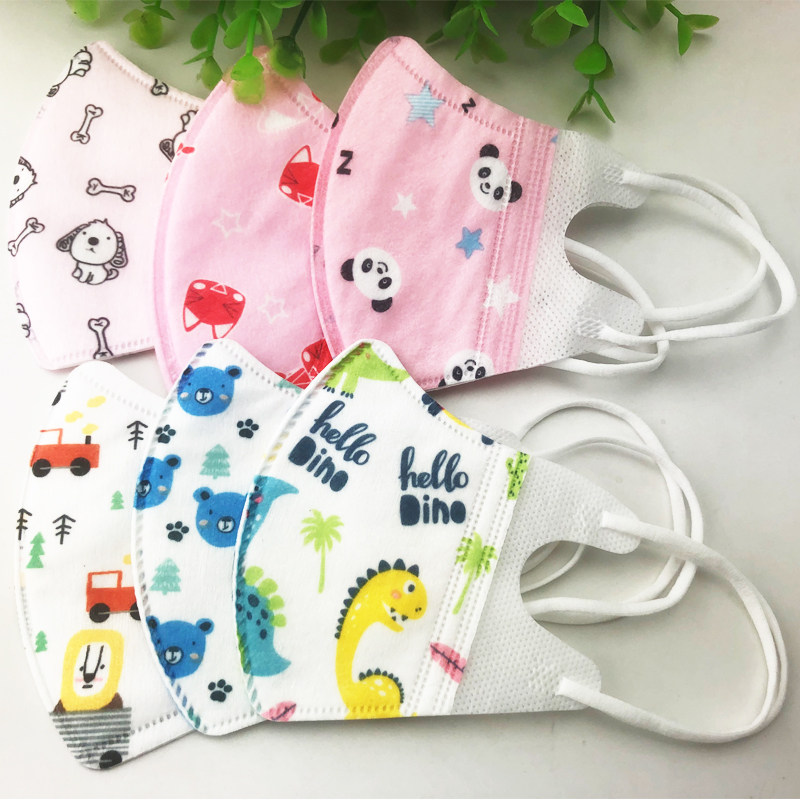 100 baby boy masks 3d stereothree-layer anti-disposable special male and female breathable external cobatch doctor