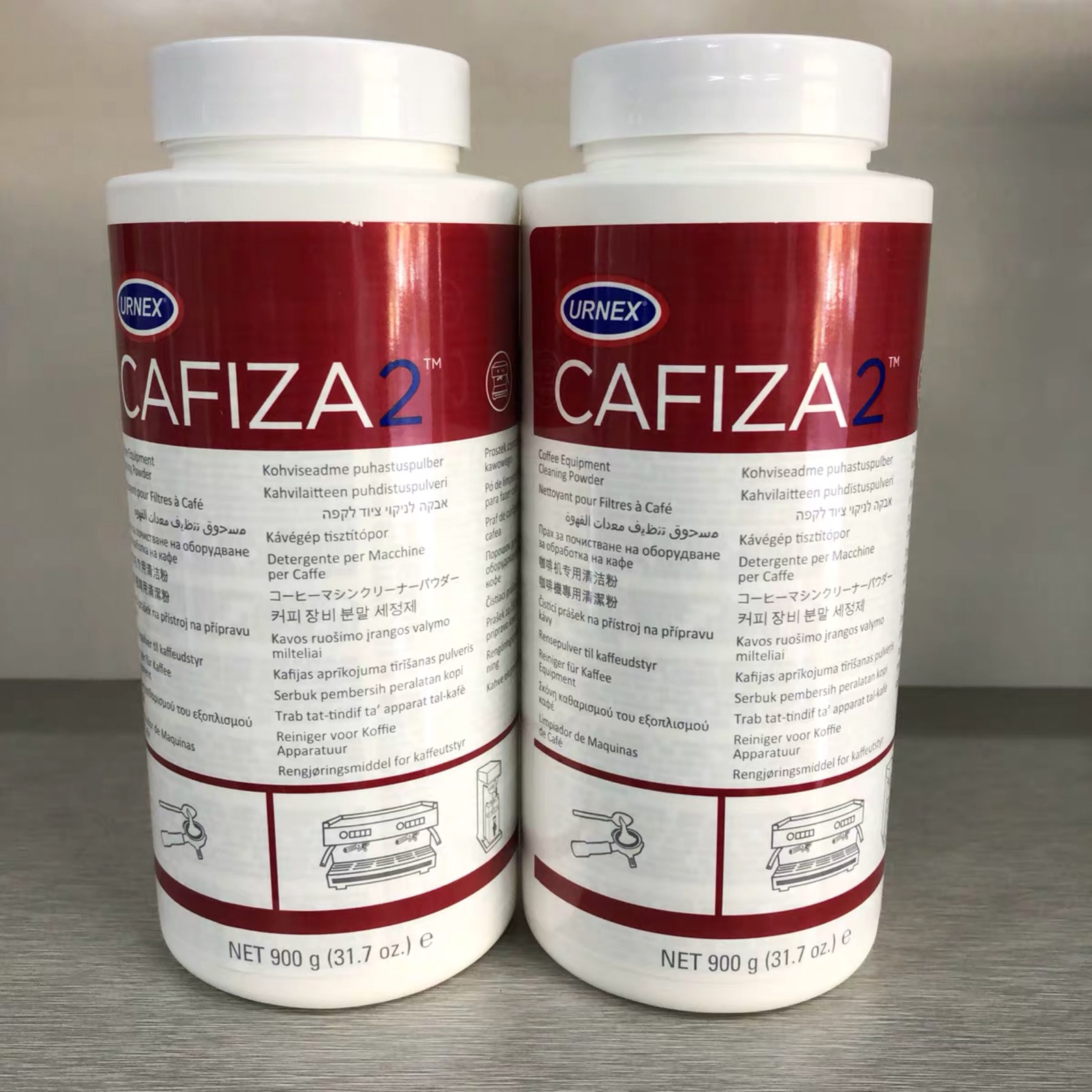 U.S. imports URNEX Cafiza2 coffee machine cleaning powder cleaning agent cleaning powder 900g