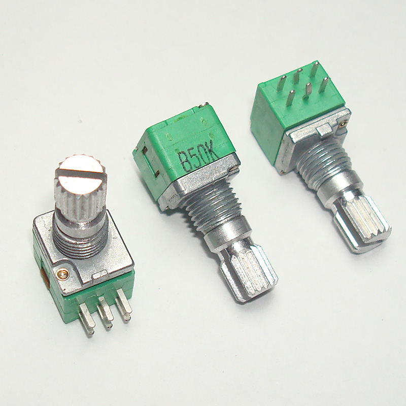 ALPHA or ALPS original 09 type B50KJ potentiometer Precision high volume potentiometer