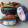 Alpaca trendy brand dopamine color matching chest bag and waist bag