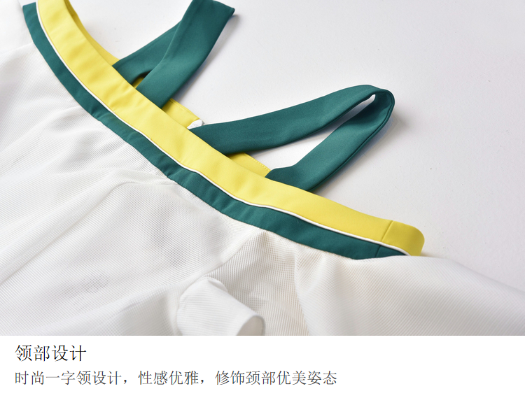 Baisi đầm nữ 2019 hè mới thời trang sling một từ vai áo phồng tay áo nữ - Sản phẩm HOT áo đầm