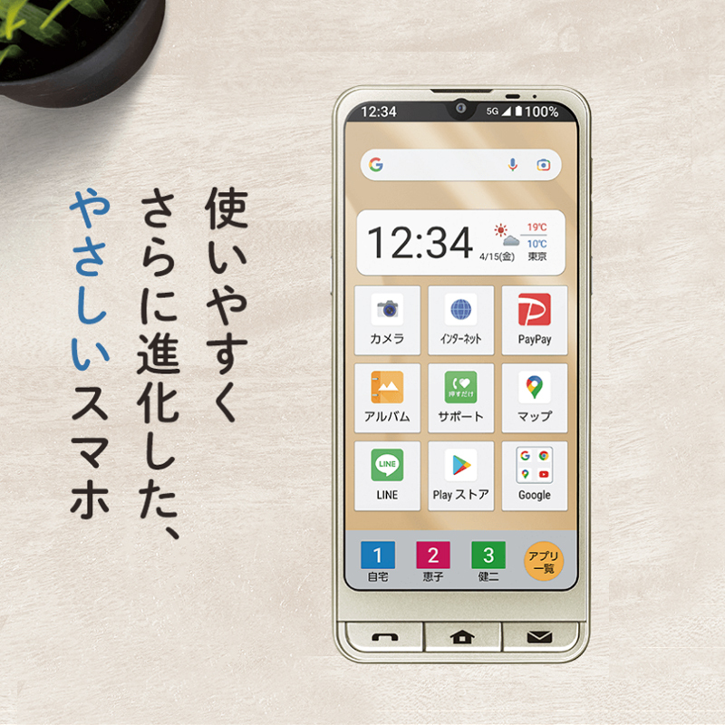 Sharp A201Sh Traditional Lcd Screen Eye-Protection Dual Sim Card + Esim Long Strip-Shaped Mobile Phone Simple-Sumaho6