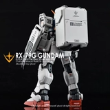 Наклейка с пламенной водой GHOST HG Gunpla 08MS Team Land Combat Type флуоресцентная наклейка с водой Готовый запас