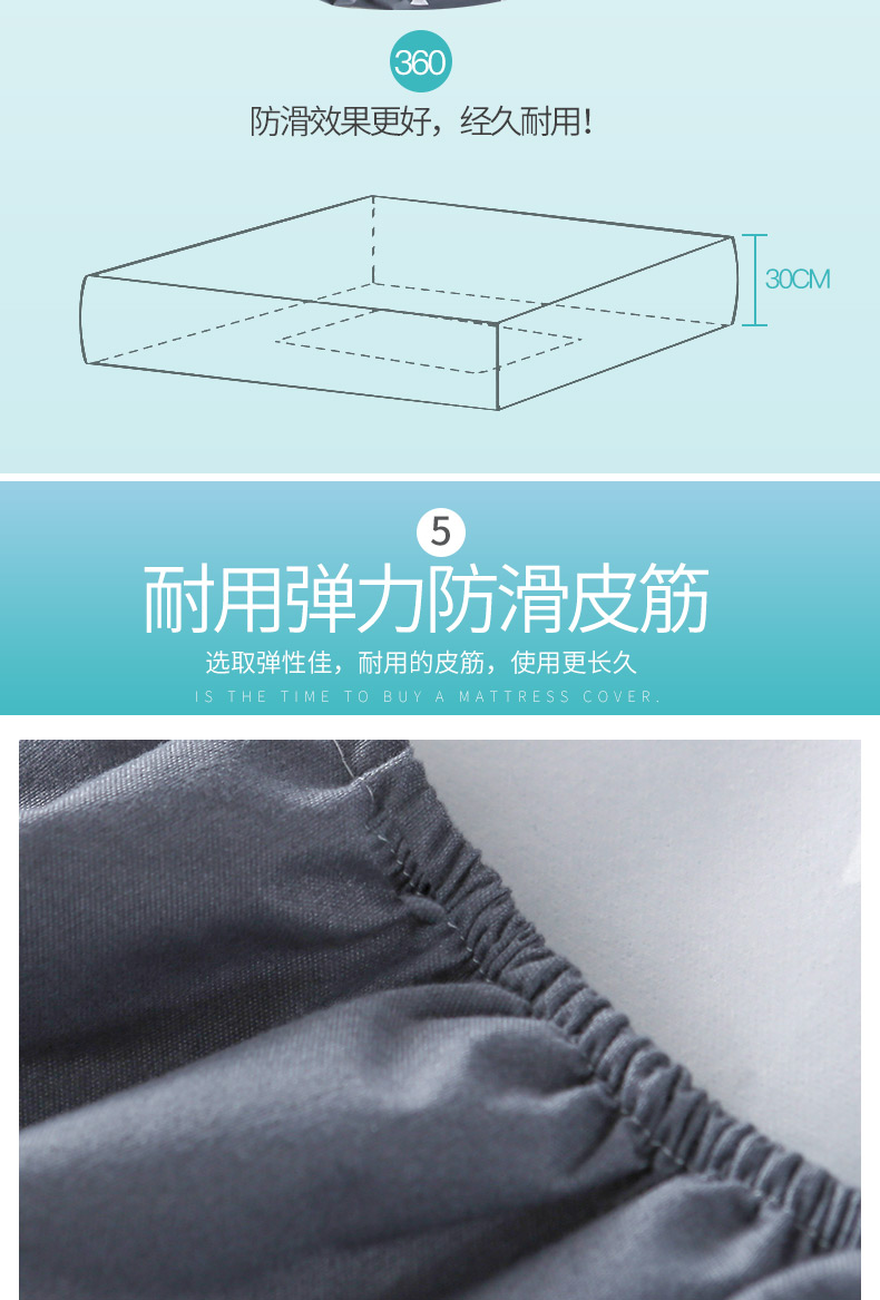 Giường không thấm nước 笠 giường đơn bìa pad nước tiểu cách nhiệt giường gói Simmons bụi che giường bìa 1.5 1.5 m