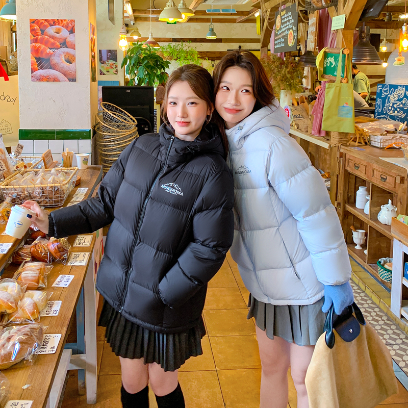 Mingmo Short down Jacket for Women, Winter 2026 New Korean Style Loose Fit Couple's Petite Puffer Coat for Men Mingmo Short down Jacket for Women, Winter 2026 New Korean Style Loose Fit Couple's Petite Puffer Coat for Men
