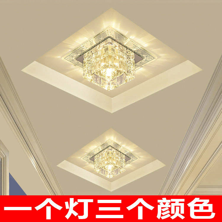 LED corridor crystal light Corridor light Entrance light Spot light Living room ceiling down light Home light Foyer light Ceiling light