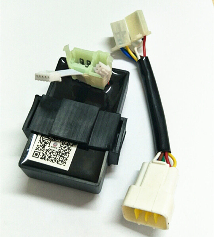 Suitable for Vicenc twin-cylinder carburetor version of motorcycle modified eight-pin double round-mouth igniter spark plug high-pressure package