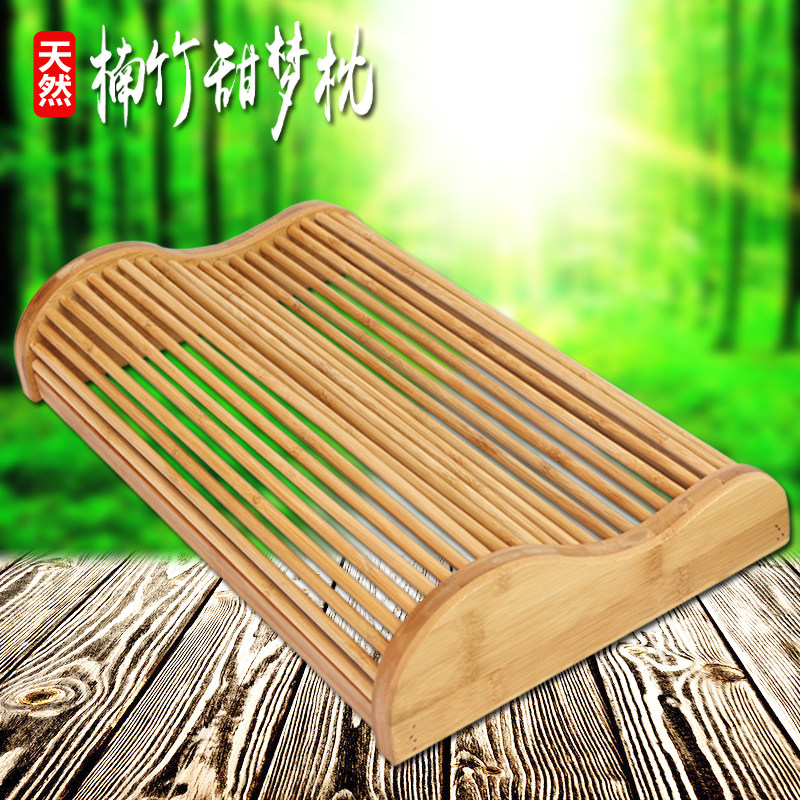 Bamboo pillow protection repair cervical pillow on single person vertebrae pillow health care for adult summer cool pillow nap summer