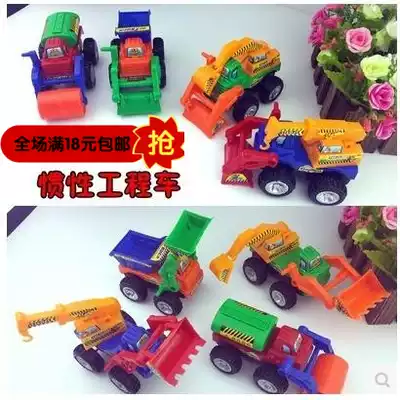 Children's Inertial Engineering vehicle ATV engineering team resistant to fall baby car stall toys
