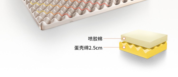 Arran latex mỏng nệm pad 1,5 mét Simmons bảo vệ môi trường thay mặt kép sử dụng cứng và mềm mat tatami Mini - Nệm nệm 2m x 2m2