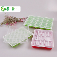 可微波炉分格饺子盒12格*10套