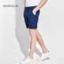 元本 BASIQUE2018 mùa hè người đàn ông mới phù hợp với quần short phần mỏng kinh doanh bình thường len năm quần thủy triều Suit phù hợp