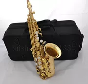 Mua sắm Saxophone Gold Soprano Bb High F Nhạc cụ phương Tây chuyên nghiệp Saxophone / Tube