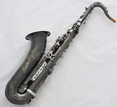 Mua sắm saxophone Chuyên nghiệp màu đen bạc phụ ống niken vàng Chuông cao F mới chơi nhạc cụ saxophone / ống - Nhạc cụ phương Tây