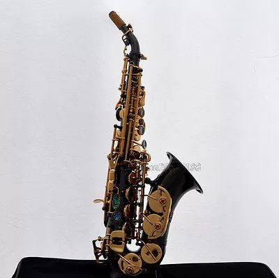 Mua sắm Saxophone chuyên nghiệp Black Gold Bend Chuyên nghiệp Nhạc cụ phương Tây Saxophone / Tube