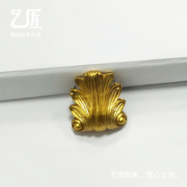 Alexander new copper color hardware decorative flower American French classical furniture pure copper applique punch popularity