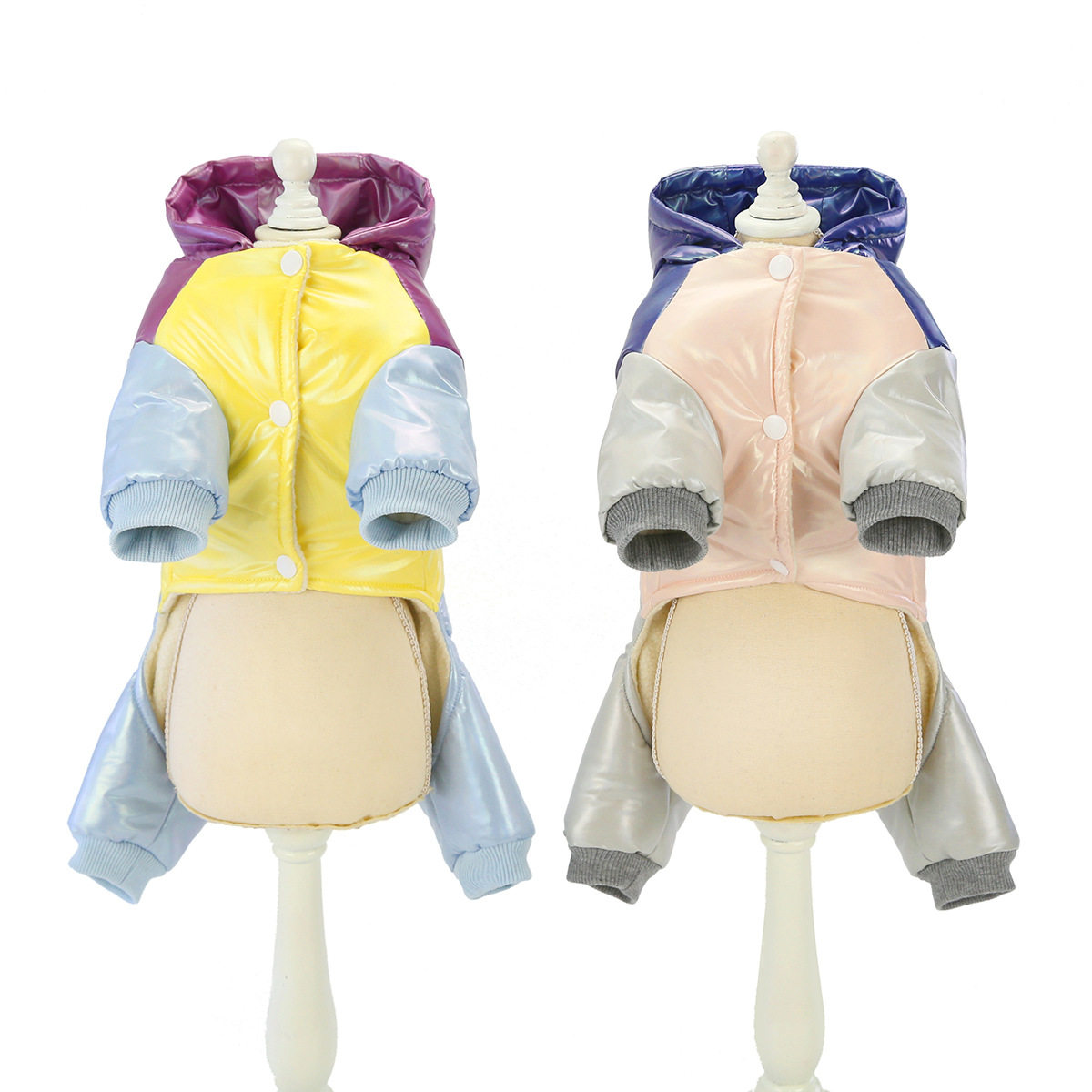 Одежда для животных 新款狗狗衣服连帽迷彩加厚棉衣秋冬装贵宾泰迪宠物中小型犬四脚衣