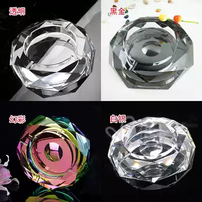 Factory direct sales, practical and stylish crystal ashtray, king-size boutique European-style ashtray, special price for hotels and hotels