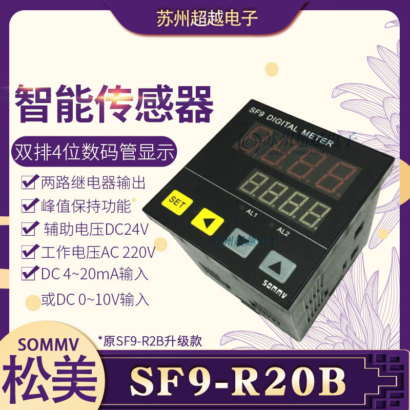 SOMMY Songmei SF9-R2B (SF9-R20B) 0-10v 4-20MA input relay output