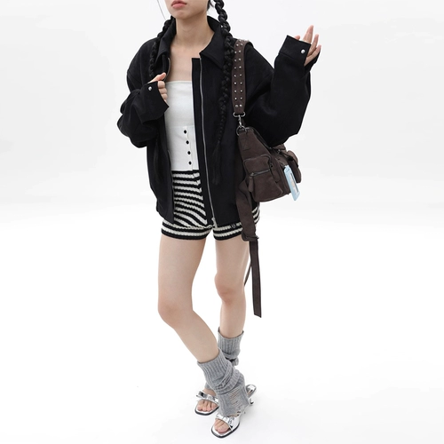 Цензура / оригинальный Lis Lincoln Suede Brown Wild Mailalard Pocket Rivet Motorcycle рюкзак