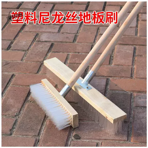 Щетка для пола, щетка для чистки с жесткой щетиной и длинной ручкой, железная щетка, метла, напольная плитка, кухня, ванная комната, ковер, проволочная щетка, двор