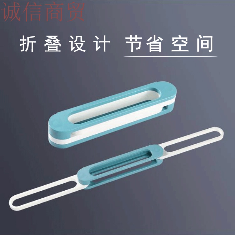 Wall-mounted three-in-one shoe rack bathroom hanging shoe deity One change three foldable perforated sanitary towel slipper rack-Taobao