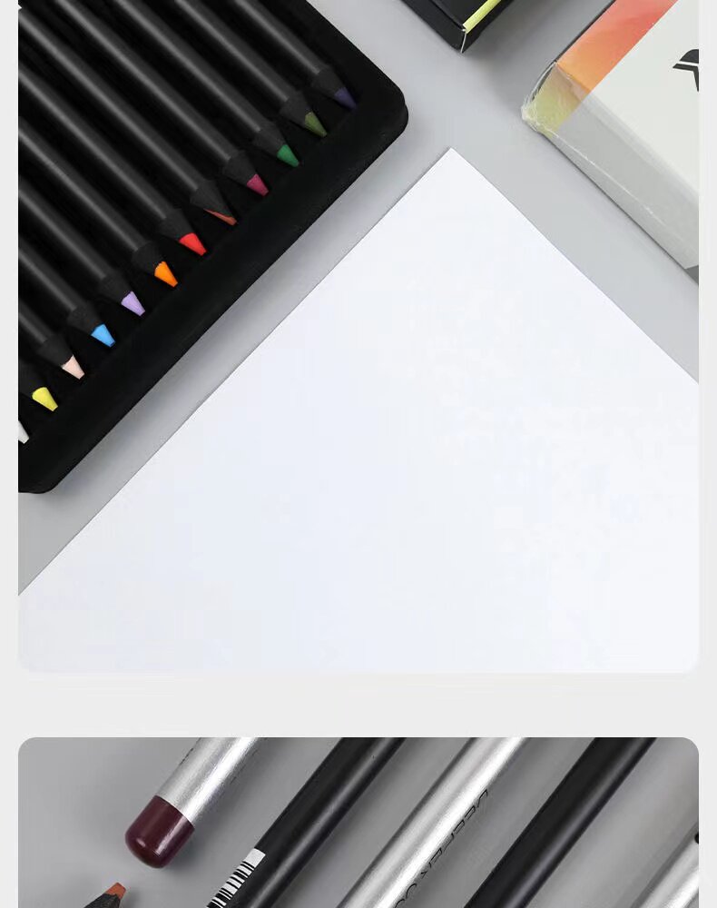 Древесный уголь 达珀斯彩色素描笔美术生素描速写单色彩炭彩色铅笔彩色铅笔12色24色36色套装
